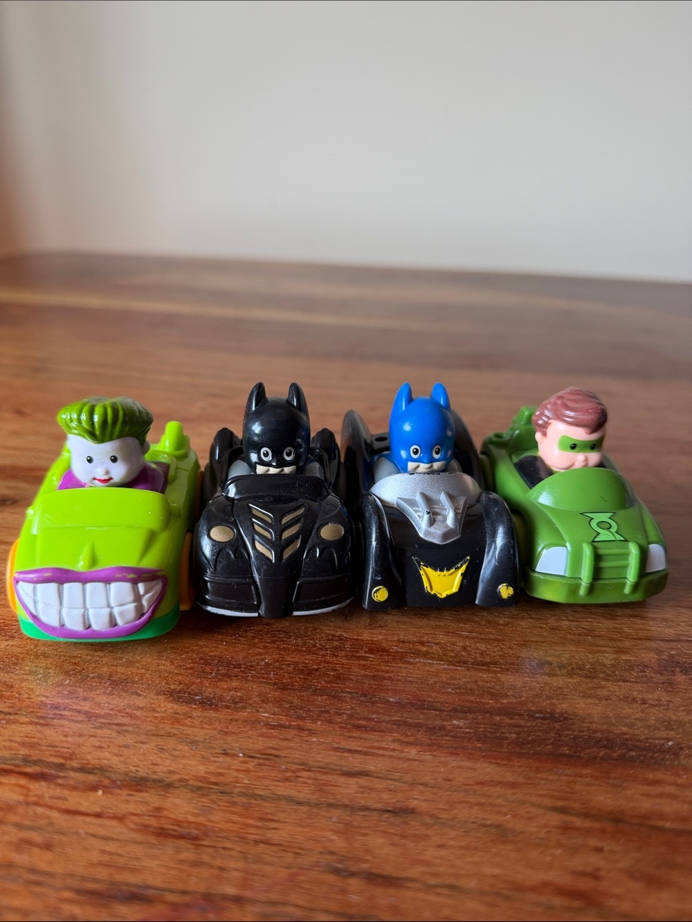 Bundle of 4 Little People Wheelies DC Comics Superhero’s